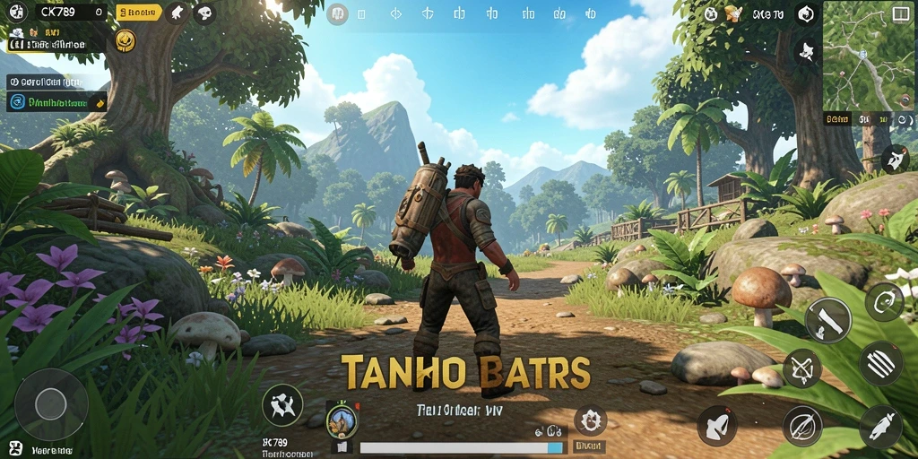 Tampilan gameplay CK789 yang menakjubkan di dunia terbuka.