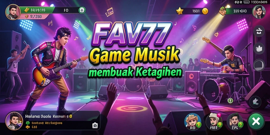 Tampilan gameplay FAV77 yang penuh warna dan interaktif.
