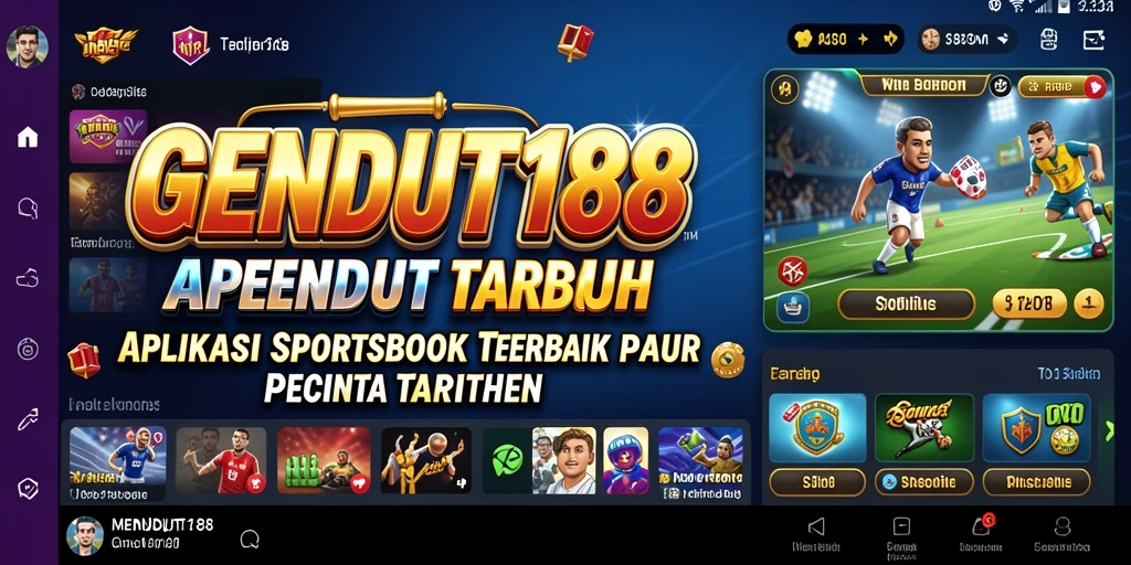 Screenshot utama GENDUT188 menampilkan gameplay seru dari taruhan olahraga.