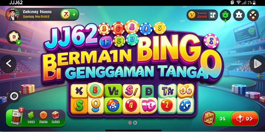 Tampilan gameplay seru dari JJ62 dengan banyak variasi Bingo.