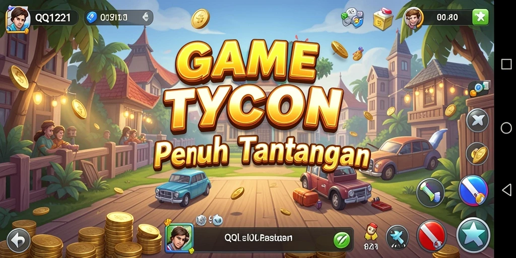 Tampilan menarik dari gameplay Tycoon QQ1221 yang seru.