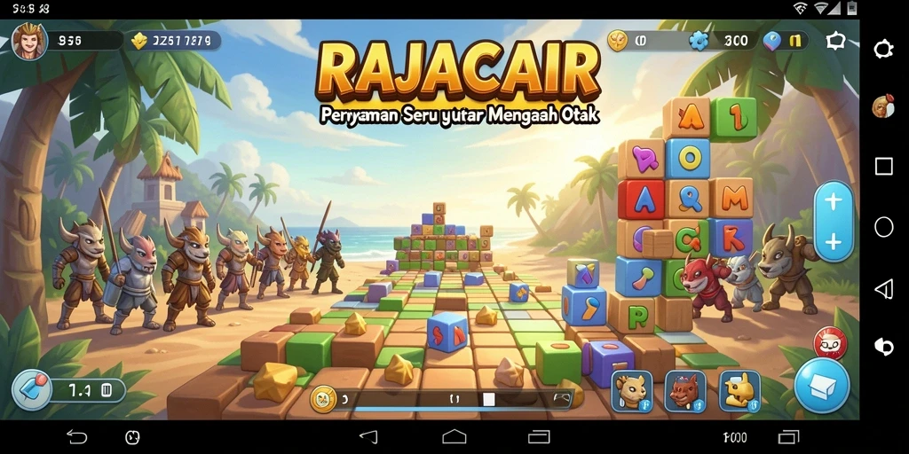 Tampilan gameplay RAJACAIR yang menarik dan menantang.
