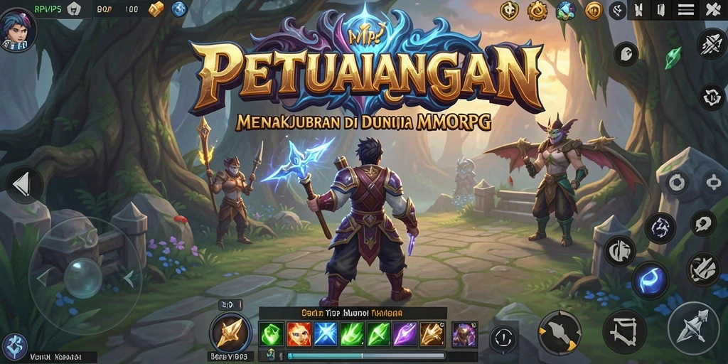 Tampilan gameplay RPVIP5 dengan pertarungan seru dan petualangan epik.